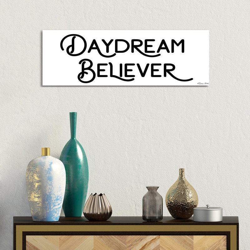 Daydream Believer 1 Piece Panoramic Wall Art on Canvas, 30.48cm H x 91.44cm W x 3.81cm D, Wrapped Canvas