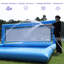 Piscine extérieure avec système de filet de volleyball de plage de 33 pieds en PVC avec pompe à air de 800 W pour la cour arrière