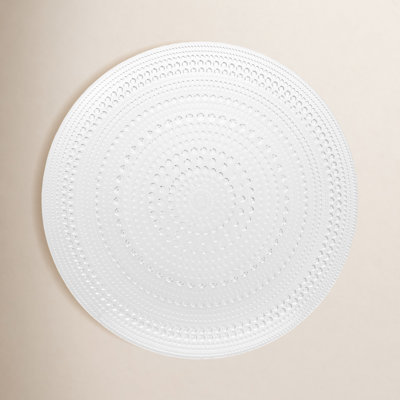 Fortessa Jupiter Glass, 13" Charger/Platter Plate (Set of 4), Pink