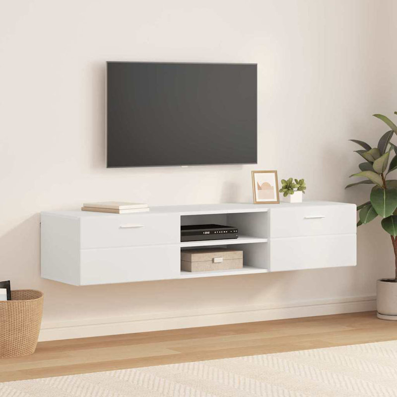 Unfinished TV Stand for TVs up to 65", White