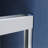 50-54 In. W X 72 In. H Chrome Finish,Sliding Shower Glass Door Adjustable Semi Frameless Shower Door,Certified Thick Clear Clear Tempered Glass,304 Stainless Steel Handles
