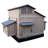 18.7 Square Feet Chicken Coop with Nesting Box