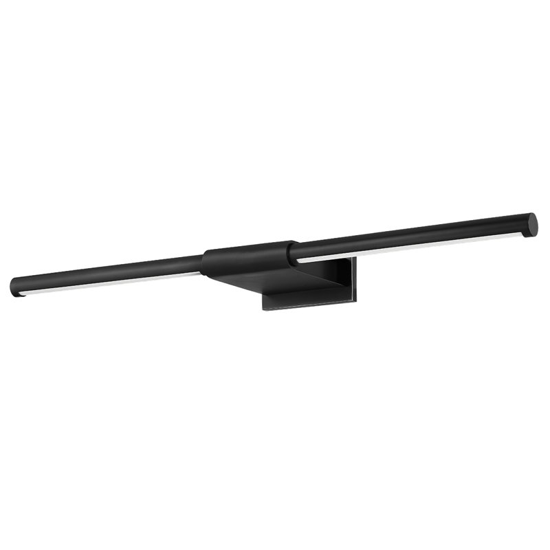 Lampe pour tableau 1 lumière Jerome, Bronze vieilli, H 3 po x l 30 po x P 6,75 po