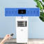 Climatiseur mobile blanc, climatiseur de déshumidificateur de refroidissement 3-en-1 avec affichage à DEL de la minuterie télécommandée pour bureau à domicile
