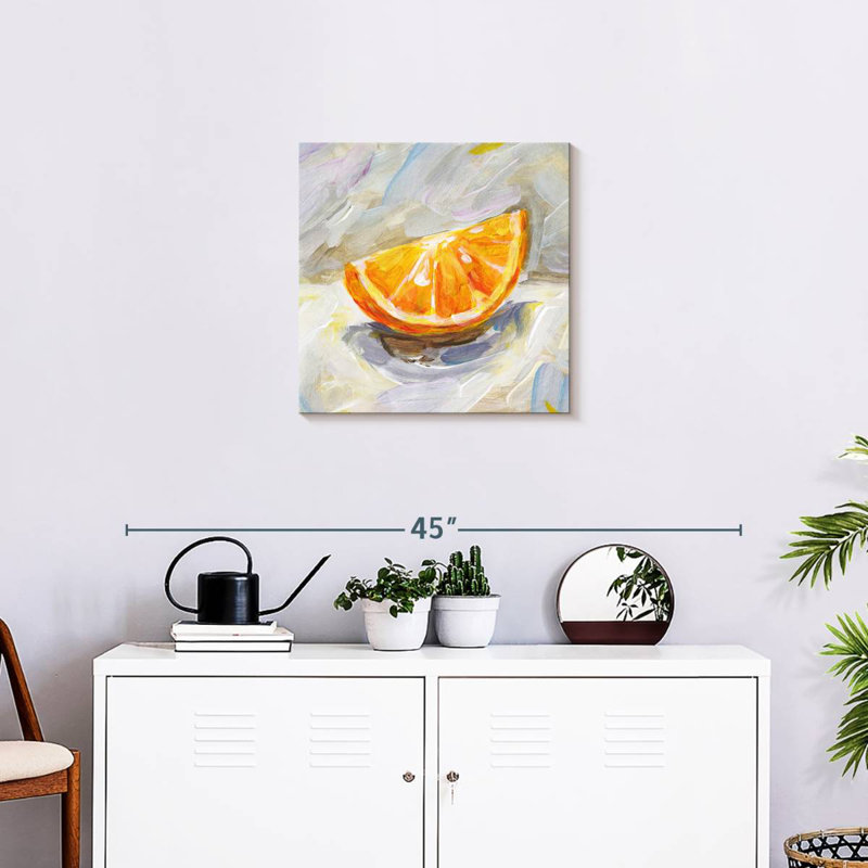 Yarlin Abstract Orange, 20" H x 20" W