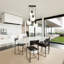 Cadi-Grace 4 - Light Black Cluster Pendant-1710499623