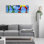 «Lark Manor» «Water» par Rita Shimelfarb, art mural en verre acrylique