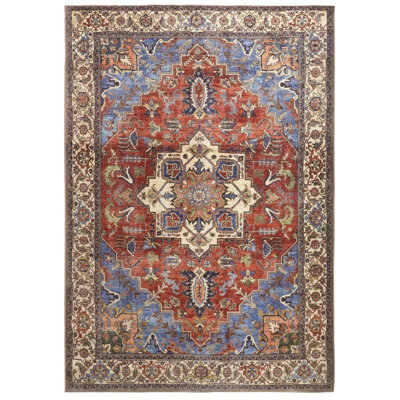 Tapis intérieur / extérieur en polypropylène tissé à la machine Saphina