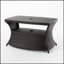 Table d'appoint Berkeley avec trou pour parasol intégré et tablettes spacieuses pour un confort et une commodité extérieurs-2139221944