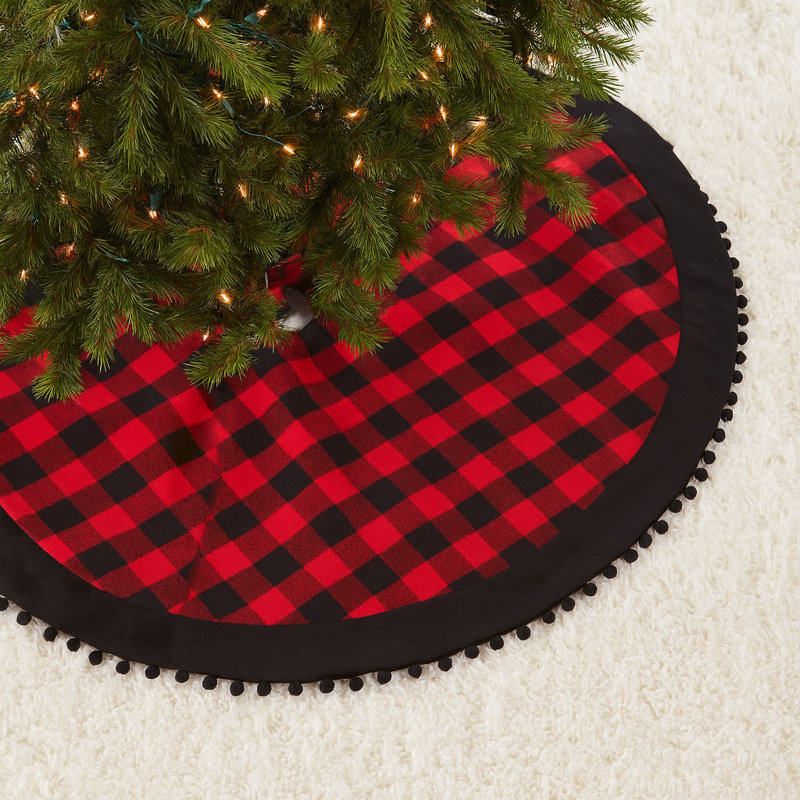 Plaid Velvet Tree Skirt