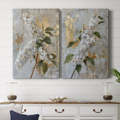 FLORAL Series CCXLVII-Premium Gallery Wrapped Canvas -Ready to Hang
