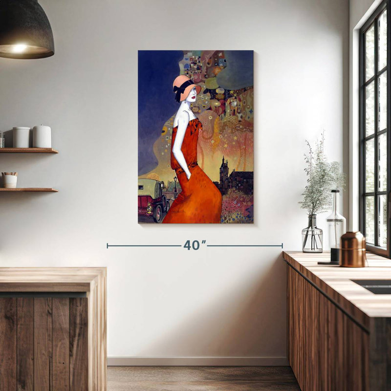Leisha Summer Waiting, 39" H x 26" W