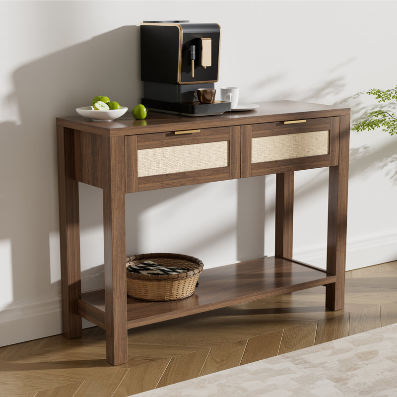  39.4'' Console Table, Walnut
