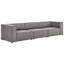 Canapé modulaire en cuir 3 pièces Mingle-266981504