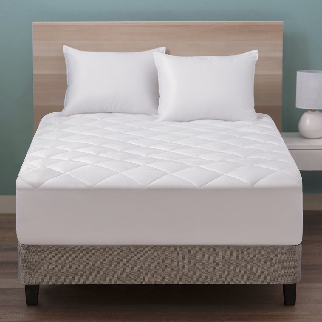 Sweet Slumber Polyester Mattress Pad Alwyn Home Bed 