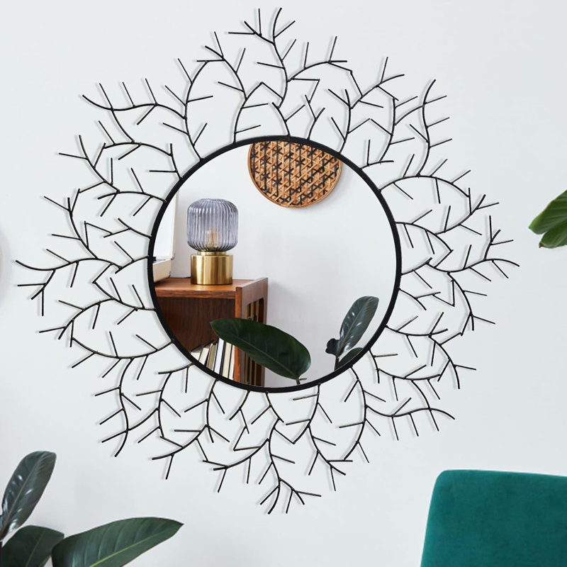 Miroir mural rond