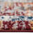 Traditional Bordered Durable Performance Red/Yellow Area Rug-2014943618