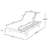 Lounge Chaise Set With Headrest And Lounge Cushions (3-Fold & 4 Inch), Space Available On One Side-1942402296