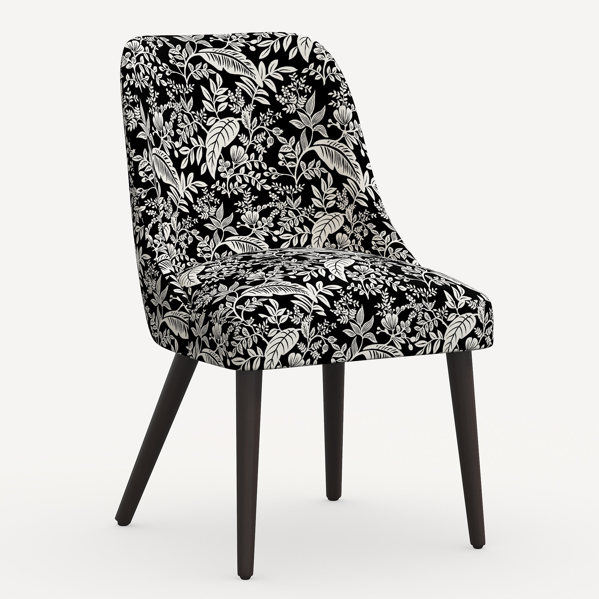 Rifle Paper Co. x Cloth & Company Clare Dining Chair, Black Canopy