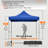 10 Ft. W x 10 Ft. D Metal Party Tent Canopy-88470816