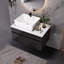 Petit meuble-lavabo flottant simple avec lavabo-1101343136