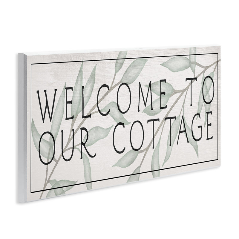 Plaque murale rustique «Welcome», par Lil 'Rue