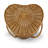 Heart Wicker Picnic Basket with 2 Person Picnic Set - Couple Gifts
