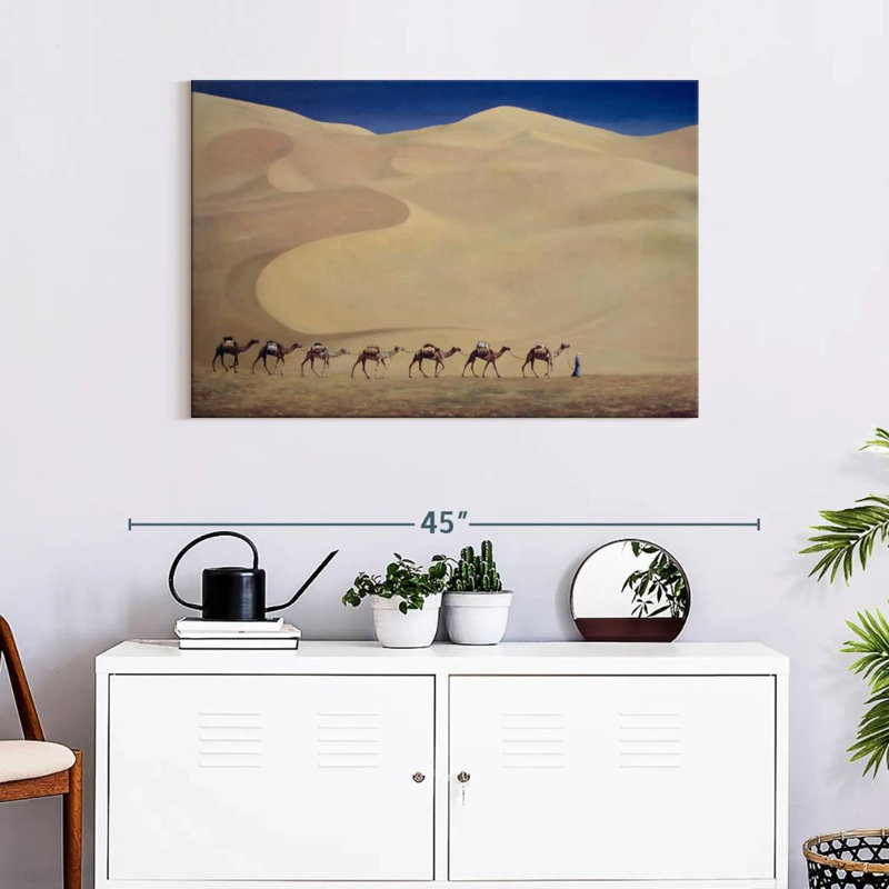 Camel Train 1993, 24" H x 36" W