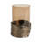  Maputo Medium Candle Holder Glass, Brown-1001270329