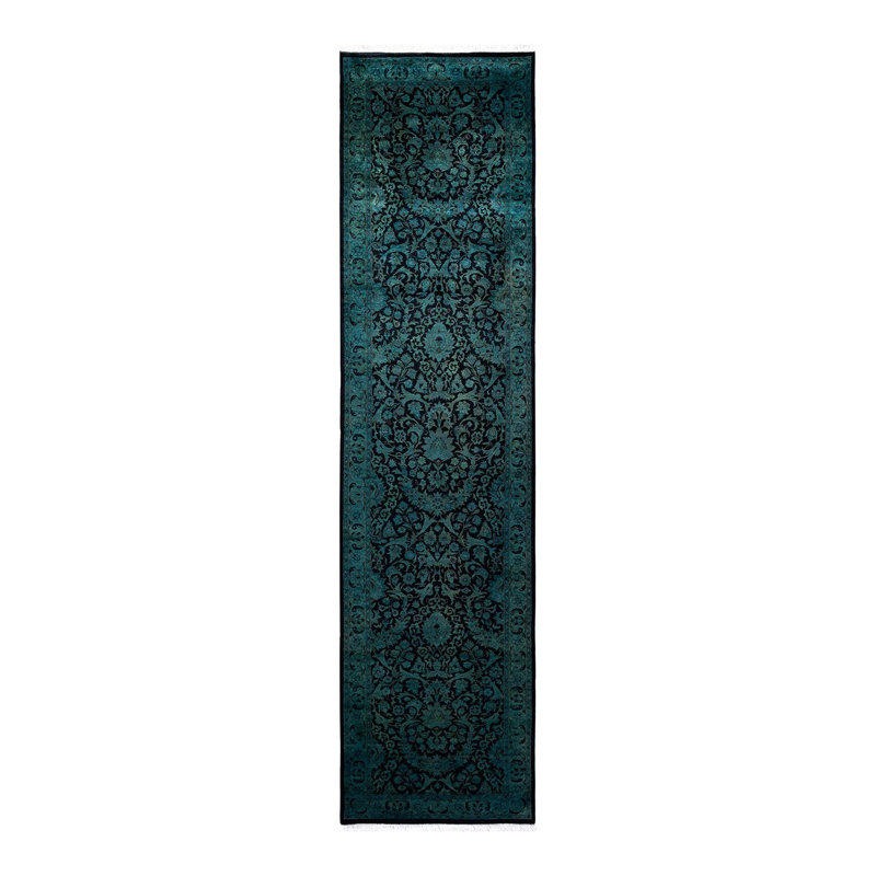 Fine Vibrance One-of-a-Kind 2' 7" X 10' 5" Hand Knotted Area Rug