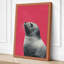 Seal in Pink Modern - Wrapped Canvas-2117264779-2117264881