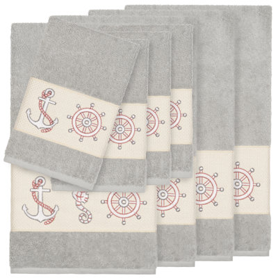 Easton 8 Piece Turkish Cotton Towel Set
