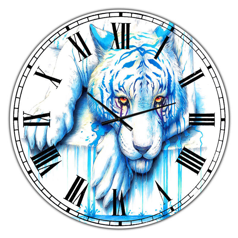Blue Tears - Grande horloge murale, Moyen