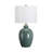 22.5in Ceramic Table Lamp With Drum Shade-1514481187