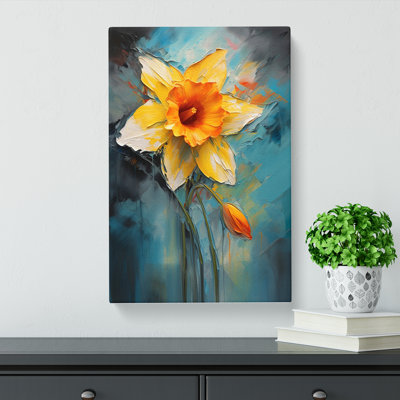 Daffodil Flower Expressionism No.2 - Print