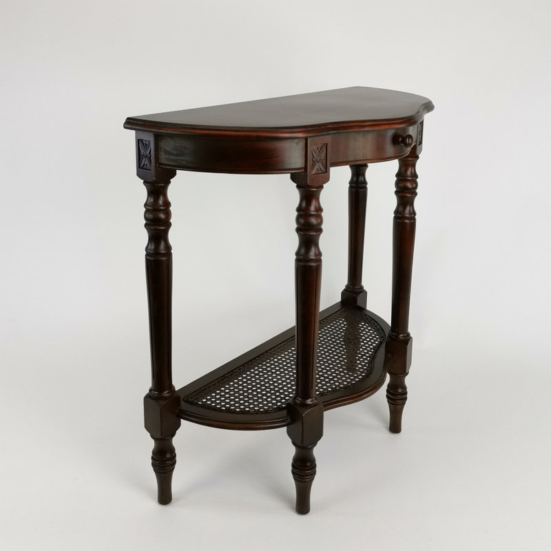 Leeroy 32'' Solid Wood Console Table, Light brown