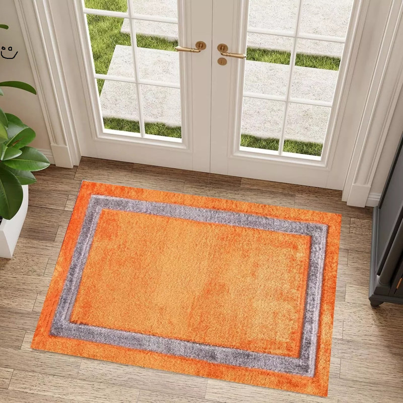 W60 x L110 cm Indoor Door Mat, Orange