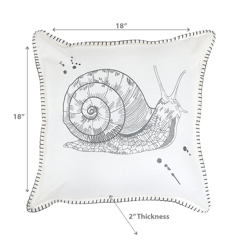 Striped Cotton Throw Pillow