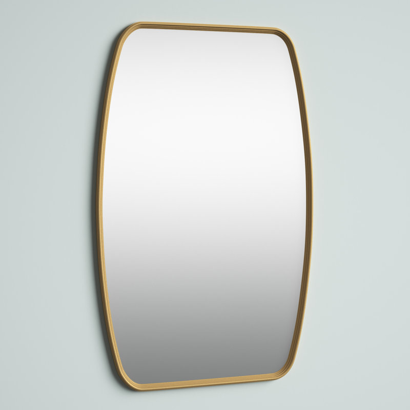 Creason Wood Rectangle Mirror, 20" x 32", Gold