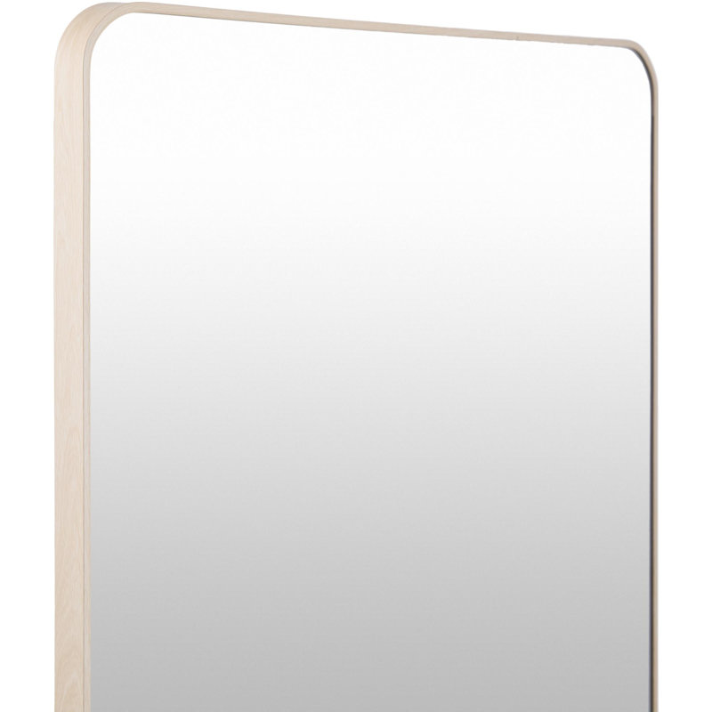 Destefano Essence Full Length Mirror, 35" x 24", Bleached Oak