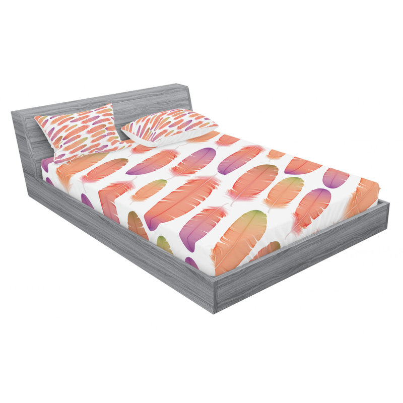 Microfiber Sheet Set, Full Sheet Set with Fitted Sheet