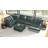 Rondale Five Piece Plush Extra Deep Sectional With Matching Ottoman-1823512787