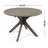 Wander 4 - Person Acacia Wicker Patio Dining Set with Round Table