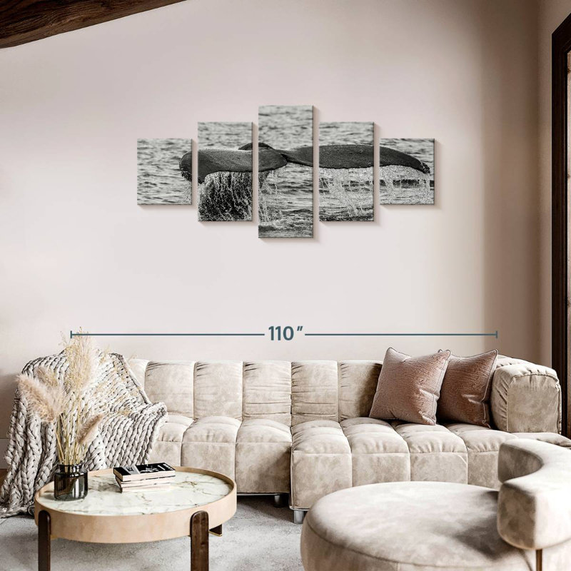 Alaskan Humpback Whale, 34" H x 74" W