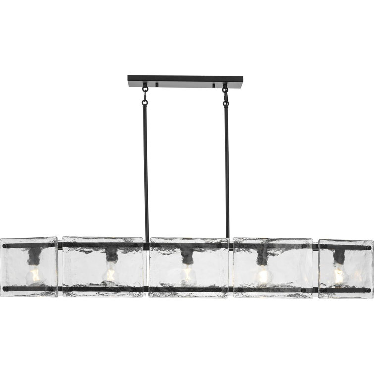 Rivera 5 - Light Dimmable Linear Chandelier