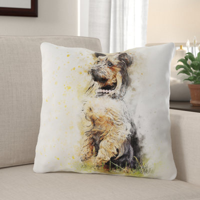Mckey Reversible Throw Pillow