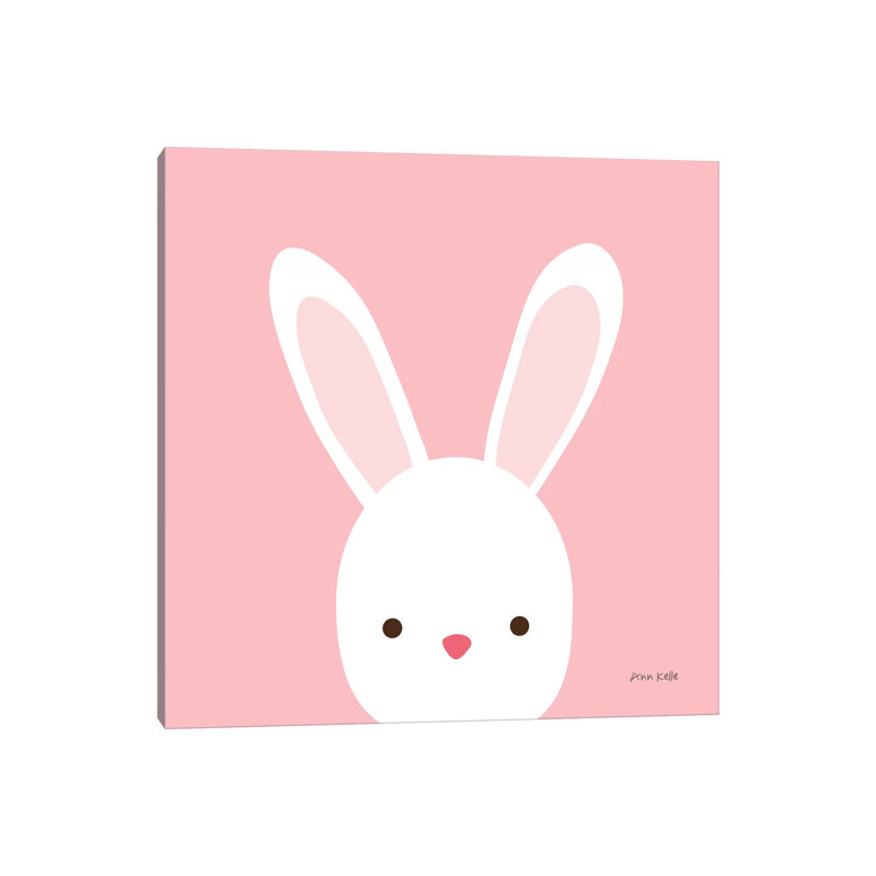 Cuddly Bunny by Ann Kelle - Wrapped Canvas Gallery-Wrapped Canvas Giclée, 66.04 cm H x 66.04 cm W x 1.91 cm D