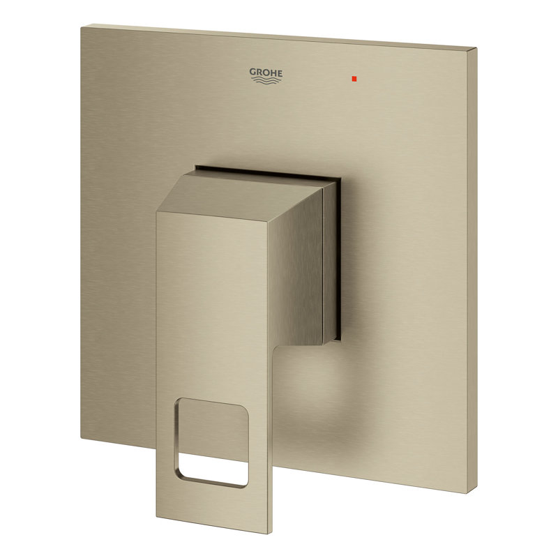 Garniture de valve à pression équilibrée avec cartouche Eurocube Euphoria, Nickel brossé