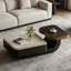 Table basse italienne en pierre naturelle minimaliste