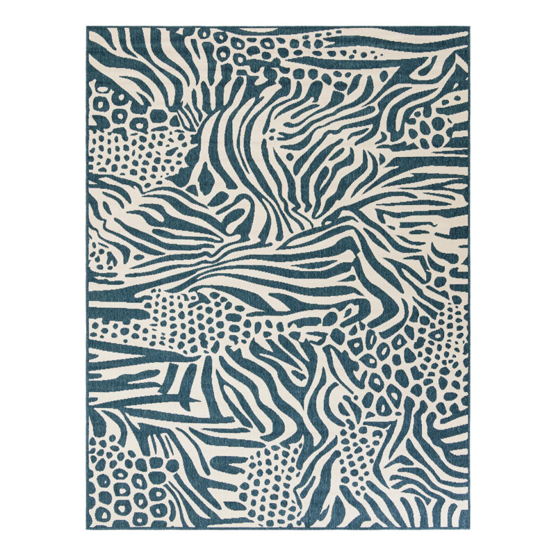 Gurjot Indoor/Outdoor Area Rug, Rectangle 7'10" x 10'
